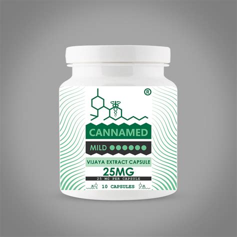 CannaMed Cannabis Capsules 25mg (90 Capsules) – CannaMeds India