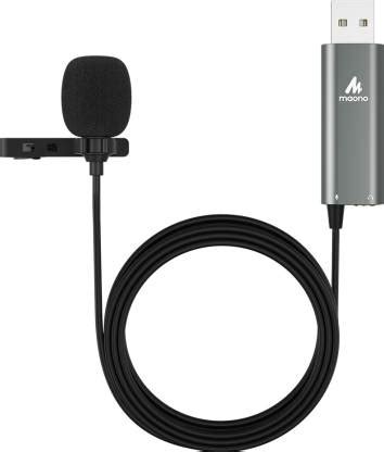 MAONO AU-UL20 USB Collar Microphone, Lavalier Condenser Mic with ...