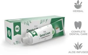 IMC Aloe Dental Cream | Enriched with Babool Chhal, Laung, Fitkari ...