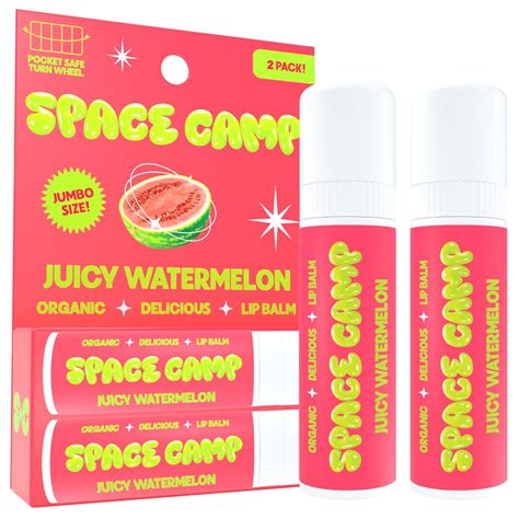 Amazon.com : Space Camp Wellness Jumbo Lip Balm - Juicy Watermelon ...