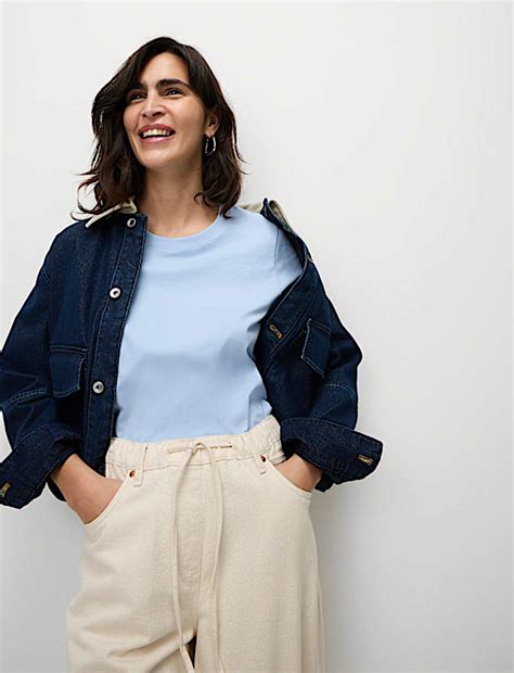 Buy Pure Cotton Everyday Fit T-Shirt at Marks & Spencer