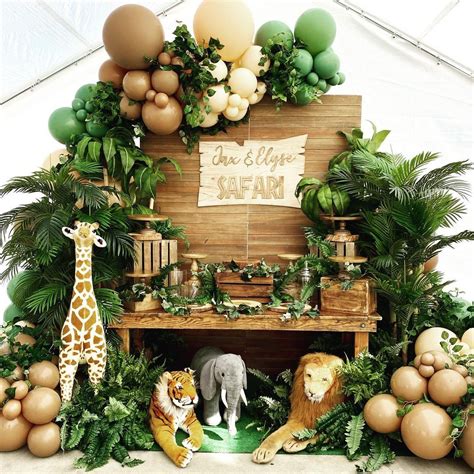 Iris Hinzo on Instagram: "Safari Birthday Set up. Design and set up by ...