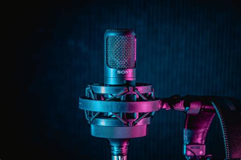 Recording Studio Microphone Wallpaper