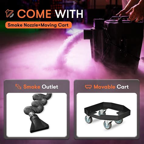 MOKASFX 2000W Dry Ice Low Lying Fog Machine for Stage, India | Ubuy