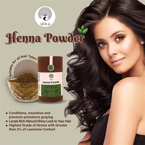 Natural Henna Powder for Hair | Mehandi Dye & Color Solution – IDIKA