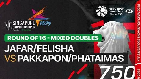 Jafar Hidayatullah/Felisha Alberta Nathaniel Pasaribu (INA) vs Pakkapon ...