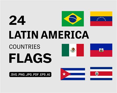 Flags Of Latin And South America at Jesus Hepner blog
