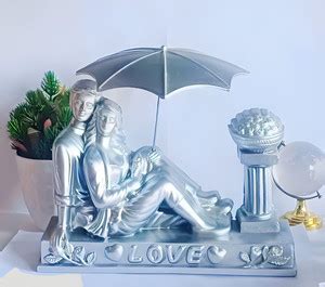 Maanson Color Monsoon Couple Showpiece for Home/Office Décor Decorative ...