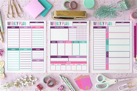 Weekly Plan 的图像结果