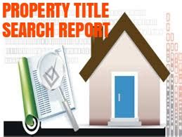 Property Title Search Report