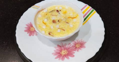 Sago Flour Phirni Recipe by Aruna Thapar - Cookpad