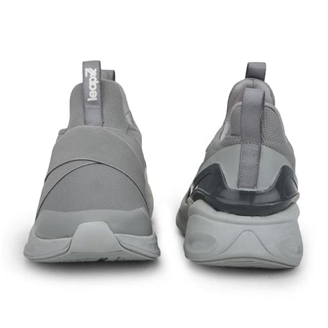 Buy Leap7x Sports Non Lacing Shoes For Men (Grey) PORTUGAL-E By Liberty