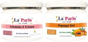 La' Paris Vitamin E Cream 450gm and Papaya Gel 450gm Price in India ...