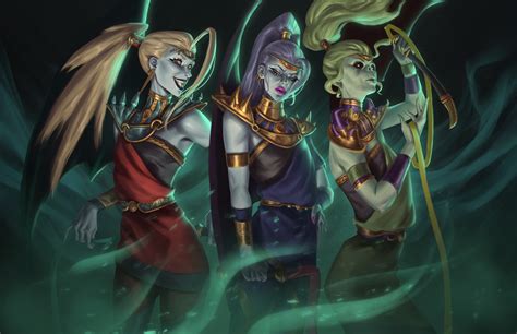 ArtStation - The Fury Sisters - Hades fanart