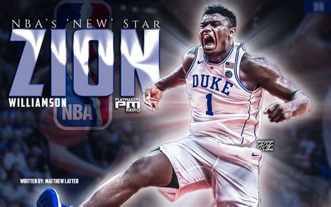 Download Zion Williamson Metallic Silver Cover Wallpaper | Wallpapers.com