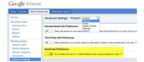 How to remove +1 Button and Annotation from Google Adsense for ...