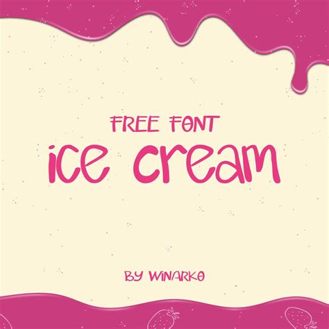 Free Ice Cream Soda Font