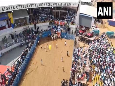 Tamil Nadu: Newly constructed Kalaignar Centenary Jallikattu Arena ...