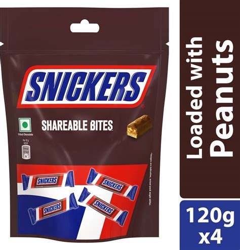 SNICKERS Shareable Bites Bars Price in India - Buy SNICKERS Shareable ...