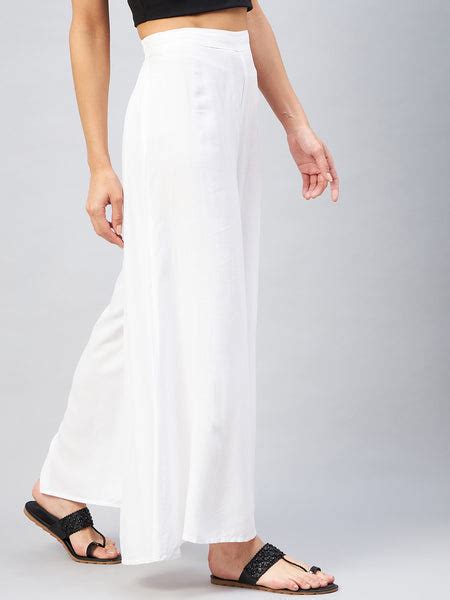 Solid White Palazzo