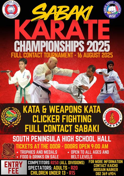 SABAKI Karate Championships 2025, South Peninsula High School, Cape ...
