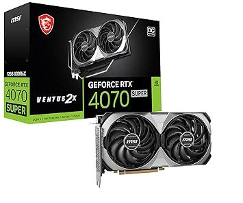 Amazon.in: Buy MSI GeForce RTX 4070 SUPER 12G VENTUS 2X OC Graphic Card ...