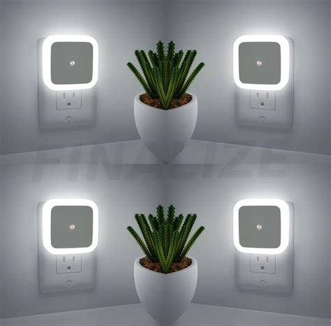 Buy Finalize 4pic Night Lamp Sensor Light for Bedroom Bed Side Home ...