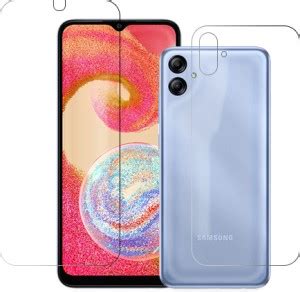 SOMTONE Front and Back Tempered Glass for Samsung Galaxy A04e - SOMTONE ...