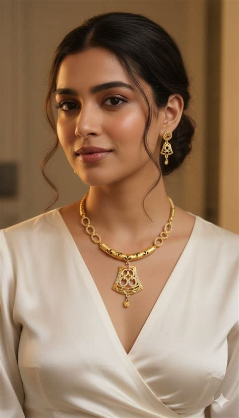 Micro Gold Plated Ad Diamond Studded Forming Square Necklace – Kalyani ...