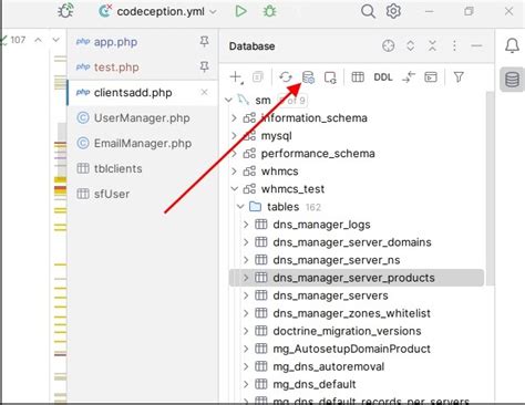 PhpStorm Database Connection 的图像结果