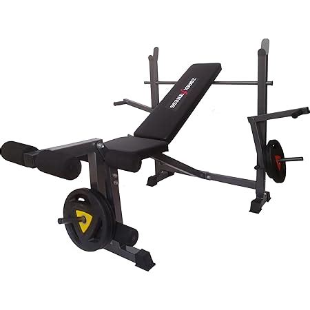 Allyson Fitness Flat Weight Bench Press with Bicep Stand - 250 kg ...