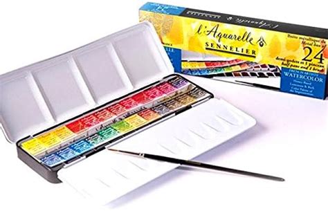 Winsor & Newton Professional Water Colour Box - 12 Half Pens ...