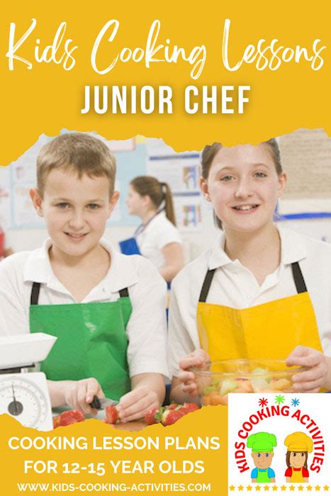 Kids cooking lessons plans for children 3-18 years old from Kids ...