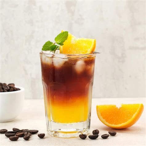 Orange Iced Coffee with Mandarin Trance Coffee Recipe