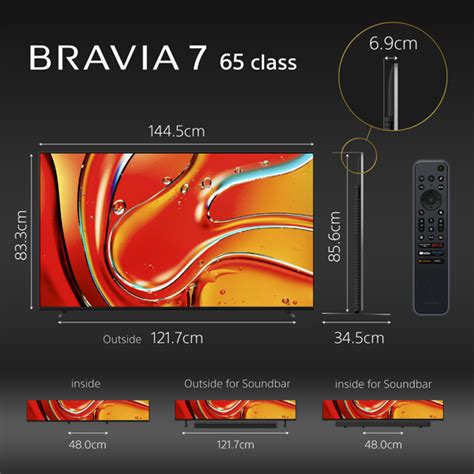 Buy Sony Bravia 7 Series 65 inch 164 cm K-65XR70 4K Ultra HD AI Smart ...