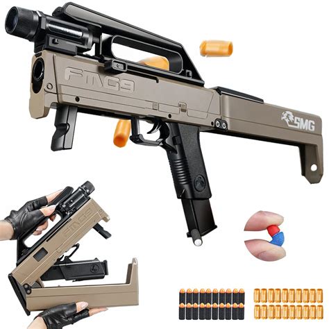 FMG9 EVA Soft Foam Ejection Toy Blaster, Shooting with Foam Darts ...
