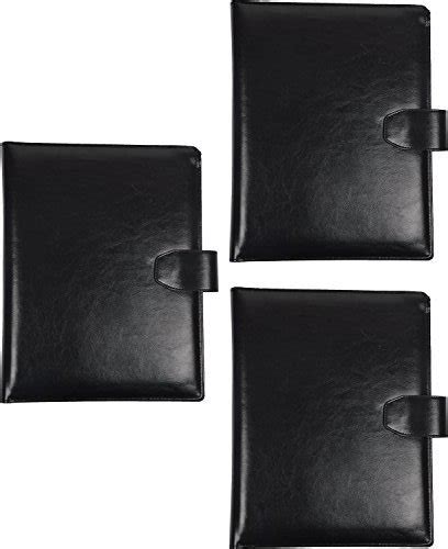 FILEMAN Leatherite Conference File with Two Ring Binder, Pack Of 3 ...