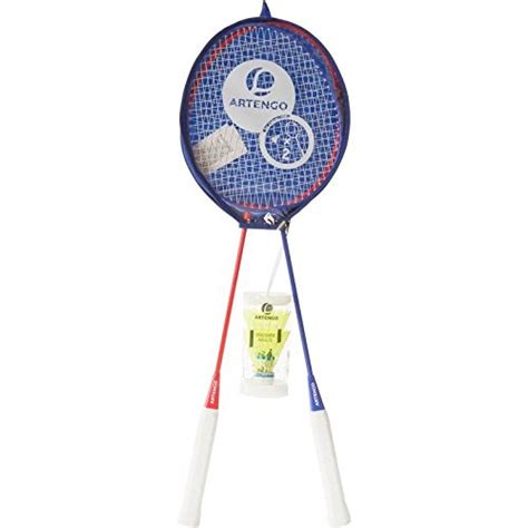 Artengo Adult Badminton Rackets Set - Blue/Red : Amazon.in: Home & Kitchen