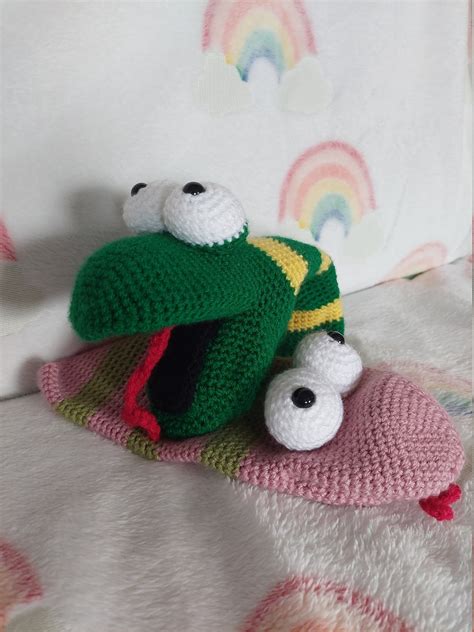 Snake Sock Puppet Crochet Pattern ***PATTERN ONLY*** - Etsy