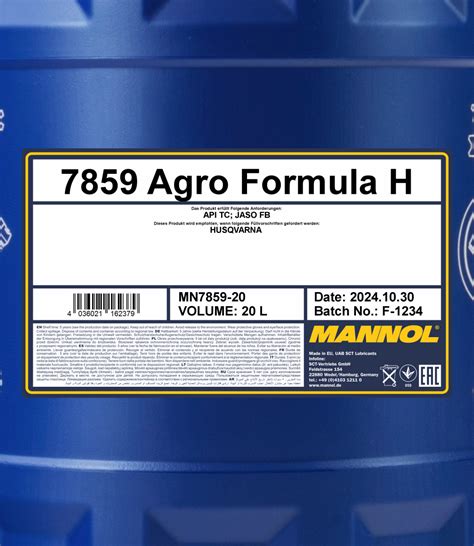 MANNOL Agro Formula H