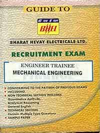 Buy Guide To BHEL Mechanical Engineering (Engineer Trainee) Recruitment ...