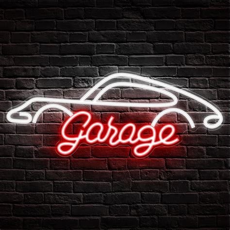 Garage Car Service Automotive Neon Light Sign, LED Neon Light for Auto ...