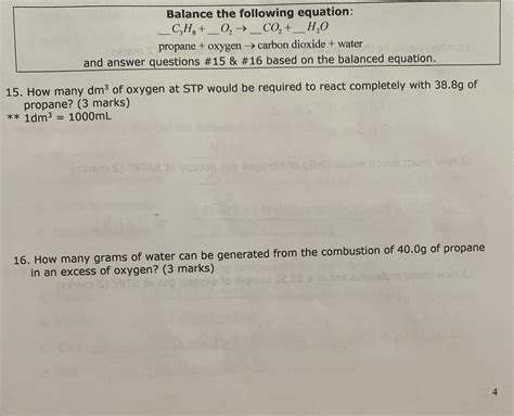 Balance C3H8 O2 CO2 H2O 的图像结果