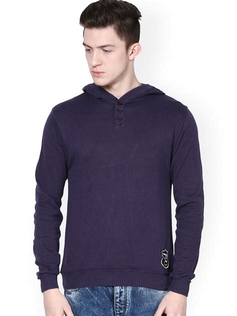 Buy PUNK Men Purple Sweater - Sweaters for Men 612347 | Myntra