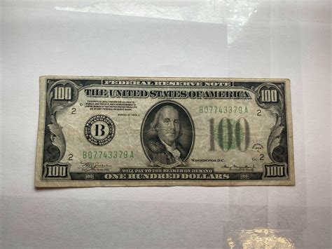 1934 100 Dollar Bill