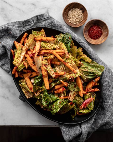 Korean Romaine Lettuce Salad (Sangchu Geotjeori) | The Subversive Table