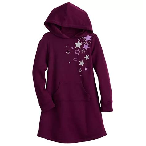Girl 4-12 Jumping Beans® Hooded Fleece Dress