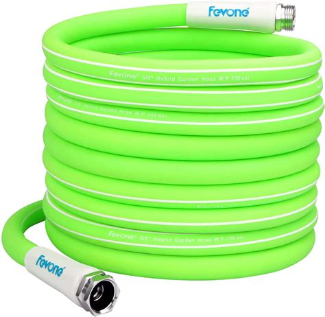 Buy Fevone Garden Hose 100 ft Heavy Duty Water Hose, 3/4 Aluminum ...