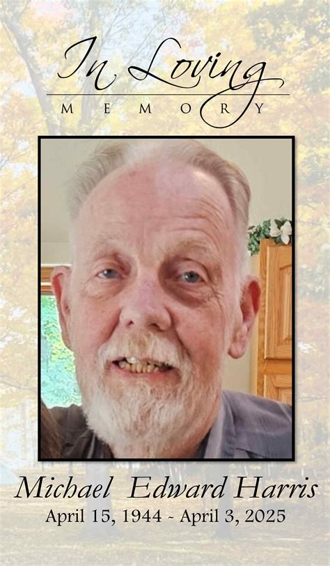 Michael "Mike" Harris Obituary April 3, 2025 - Schoeneberger Funeral ...