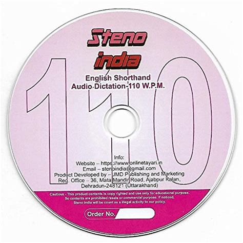 English Shorthand Audio Dictation- 110 WPM: Amazon.in: Movies & TV Shows